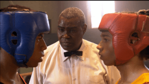 Rodney and Izzy meet in the ring, ready for the exhibition match that will lead to the Golden Gloves match