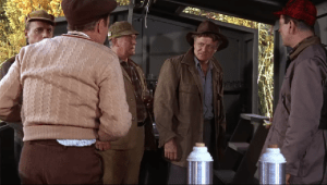 Cam confronts the men in the marsh, angered to be swindled by hunters