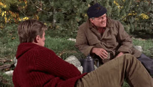 Bucky and Cam take a break from their lines to rest and talk about Cam's dream of a geese sanctuary