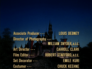 Louis Debney as the associate producer for an episode of the Wonderful World of Color