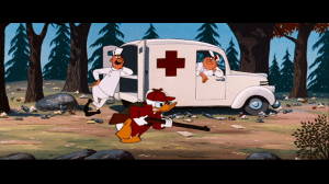 Donald stalks the hunting grounds, with medics waiting patiently, along with food vendors and other interested parties