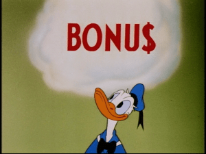 When the boss has an important announcement, Donald thinks that he'll be getting a nice bonus