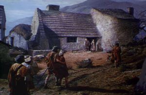 The men return, weary from their loss, ready to meet their families and regroup