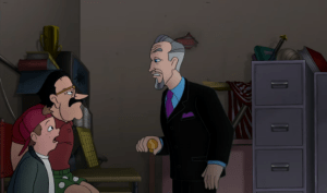 Benedict confronts Prickly and T.J., with Prickly telling T.J. that the two used to work together