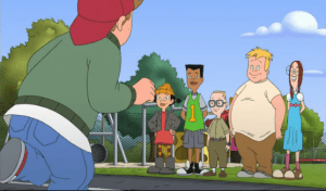 Having helped save their school, the kids run off to enjoy the rest of their summer