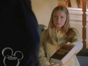Mahree shows Ron what she's been reading, and he starts explaining the book's significance to her