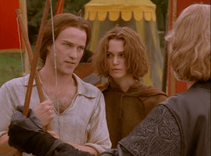 In the last round, Philip lets Gwyn, who is pretending to be his brother, be his proxy and take the final shot