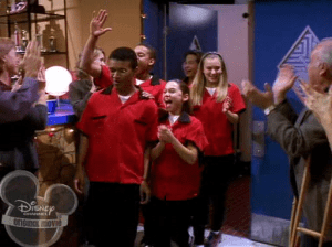 The Alley Cats, fully united, enter the bowling alley for the chance to win the Mighty Apple