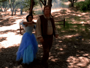 The Blue Fairy stops by, once again using magic to teach Geppetto a valuable lesson on fatherhood