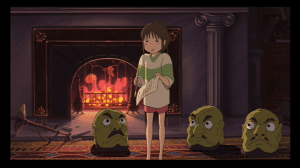 Chihiro, after her persistent asking, is given a contract by Yubaba
