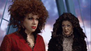 Diemata, now freed, asks her minions how the world has changed