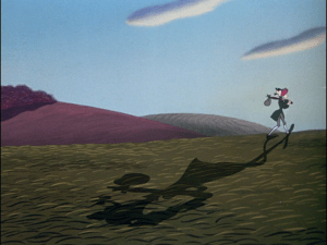 Bing Crosby narrates while introducing the story of the peculiar schoolteacher, Ichabod Crane