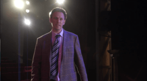 Mr. Moore reveals to the group that he is Mordred, rather than Marco