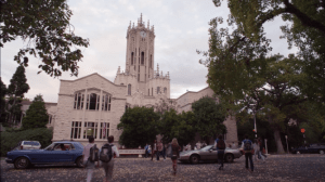 After reading more about the Order, it's revealed that Avalon High School looks just like Camelot