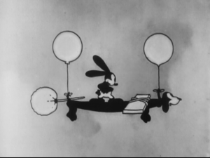 Oswald's friends help create a new plane to help him win the contest