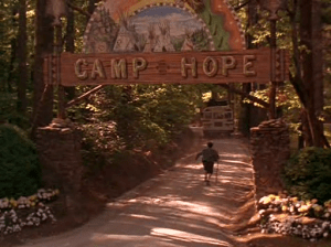 The bus arrives at Camp Hope, with everyone unaware of what danger the summer will bring