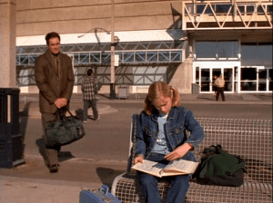 Eddie picks up Laurel after the game, and the meeting is more than a little awkward