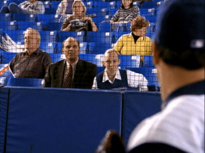 Laurel tells her father to just believe, although he is skeptical of her message