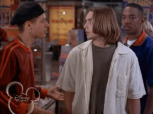 Duncan (center) takes grief from his friends about his magic, as they think no girl would be impressed by it