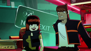 After Kane's public attack on Mike's character, Julie checks to see if Mike is okay