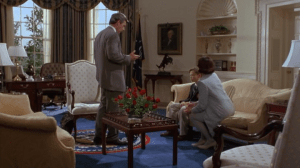 Unable to afford any scandals during the election year, Luke is grounded by his parents