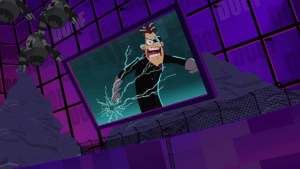 2nd Dimension Doofenshmirtz orders his robots after the original dimension group