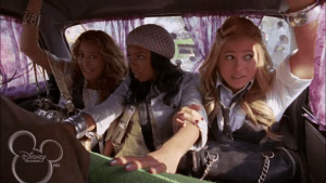 The girls' first activity in India is a crazy cab ride through the streets