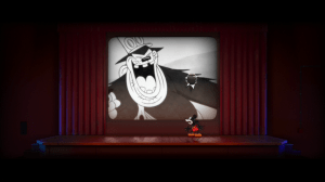 Mickey is thrown into the real world, and finds himself unable to save Minnie from her predicament, much to Pete's delight