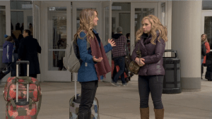 Teddy tries to convince her mom to take a bus to Palm Springs after getting kicked out of the airport