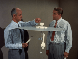 The episode explores possible space travel, with assistance from two well-known scientists