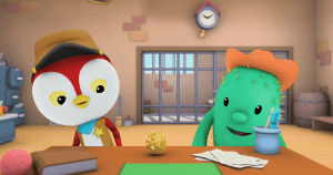 Peck and Toby run into trouble when asked to watch Callie's gold nugget