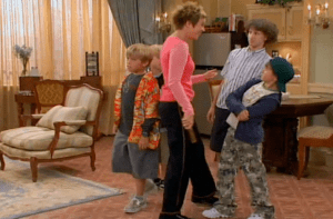 Carey is overly excited to meet the two new friends of her sons