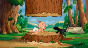 Baby Herman becomes enamored with a beaver, not noticing the danger he is in while following it