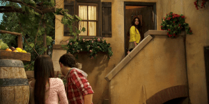 Evil Alex waits for the moment to capture Max, who doesn't realize he's been hitting on his cousin