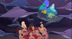 The club is crashed by the palace guards, who capture the band and the girls